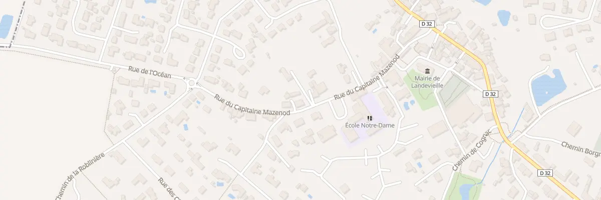 Plan du 5108 Rue du cap de mazenod à Landevieille