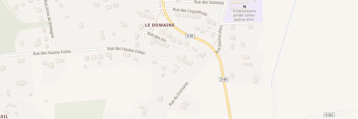 Plan du 7 Rue des Hautes Folies à Guipry-Messac