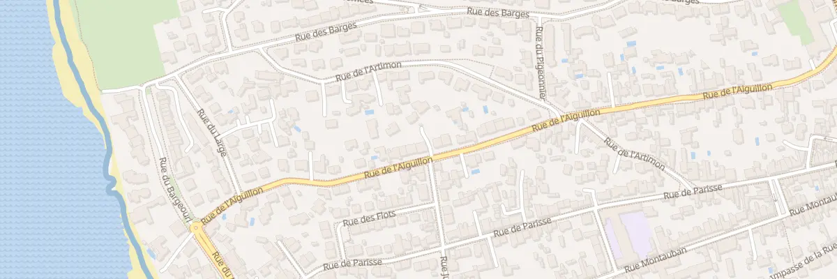 Plan du 92T Rue de l’Aiguillon aux Sables-d’Olonne
