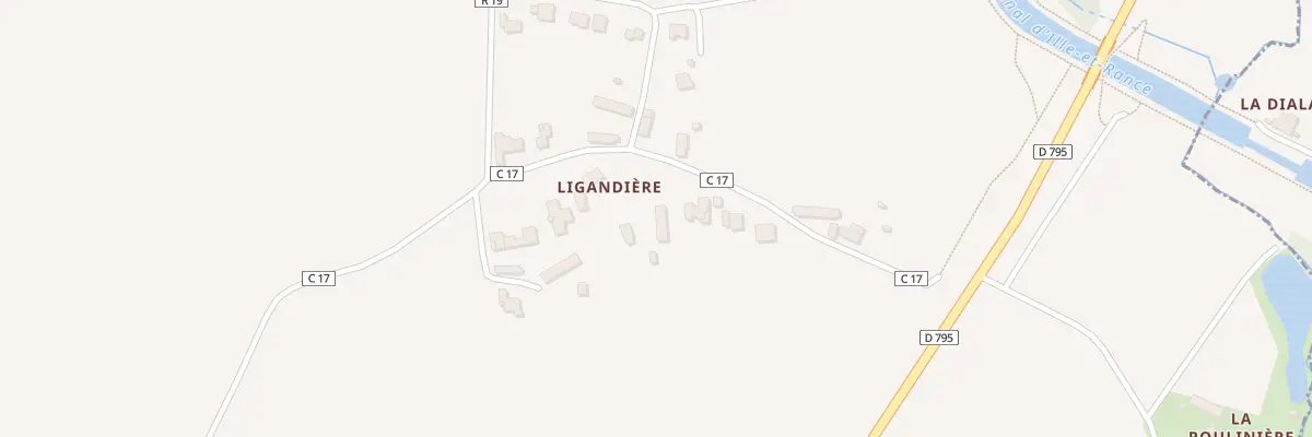 Plan du 5209 Ligandierre à Tinténiac