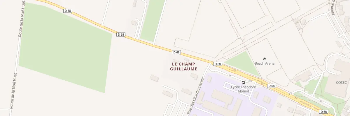 Plan du 5063 Rte de la Brosse au Rheu