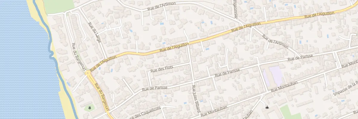 Plan du 25 Rue des Flots aux Sables-d’Olonne