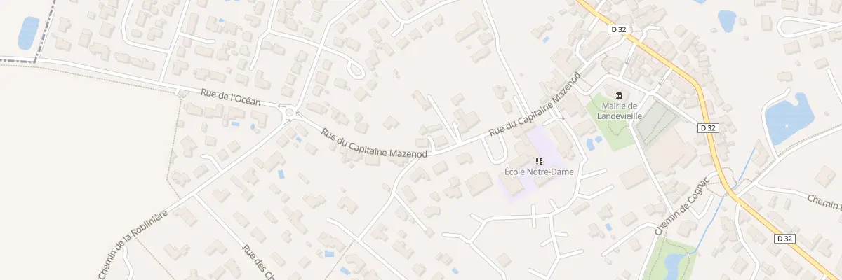 Plan du 37 Rue du cap de mazenod à Landevieille