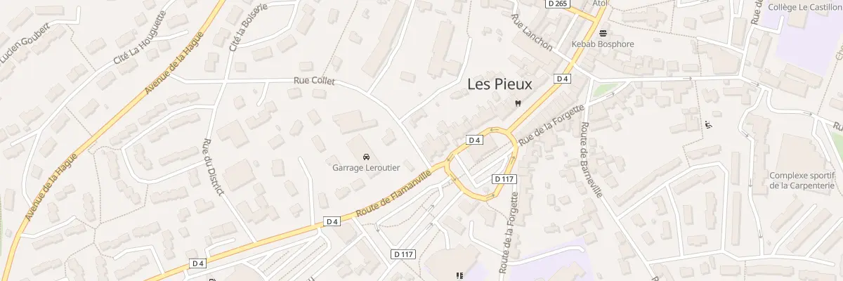 Plan du 23 Rte de Flamanville aux Pieux