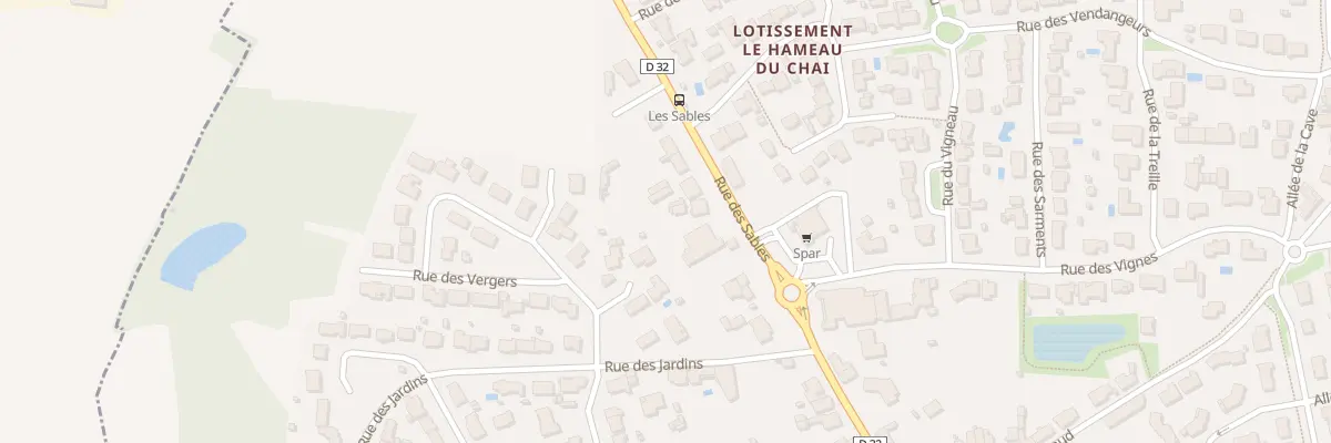 Plan du 11 Rue des sables à Landevieille