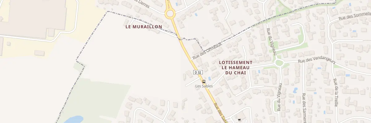 Plan du 1 Rue des sables à Landevieille
