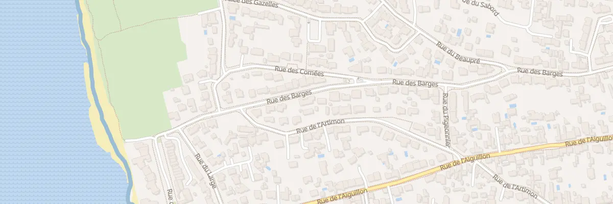 Plan du 83 Rue des Barges - Les Sables aux Sables-d’Olonne