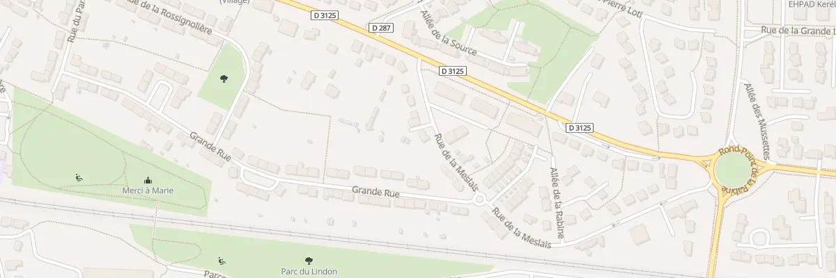 Plan du 12 Rue de la Meslais à L’Hermitage