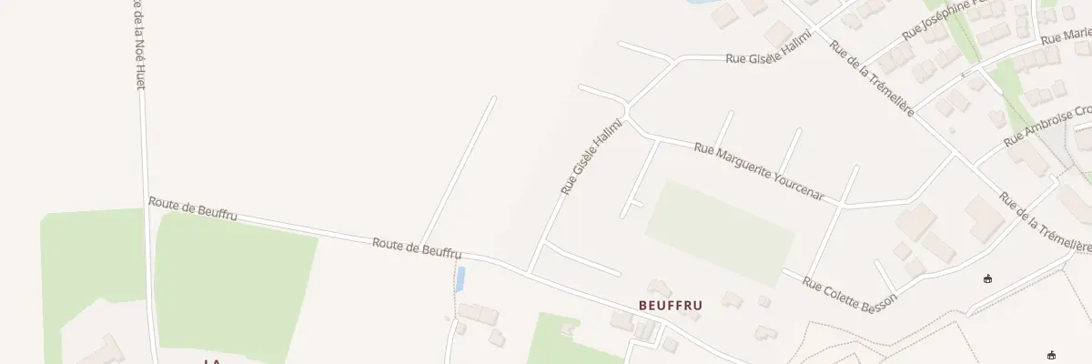 Plan du 16 Rue Gisèle Halimi au Rheu