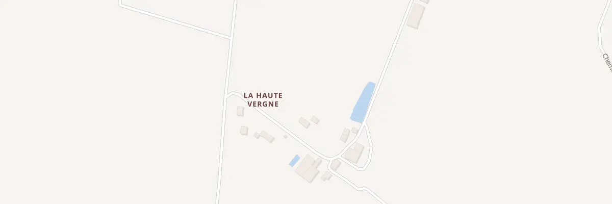 Plan du 21 La Haute Vergne à Saint-Révérend