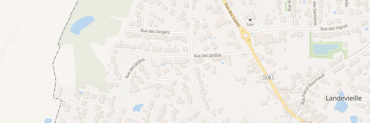 Plan du 9 Rue des jardins à Landevieille