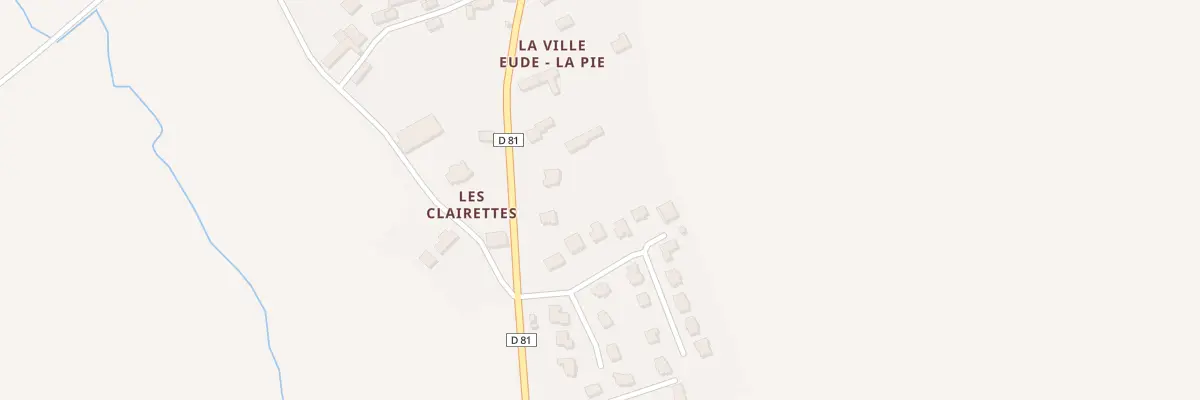 Plan du 5769 Les Clèrettes à Meillac
