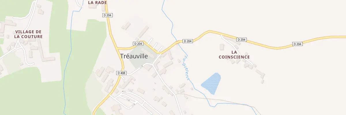 Plan du 1 L’Eglise à Tréauville