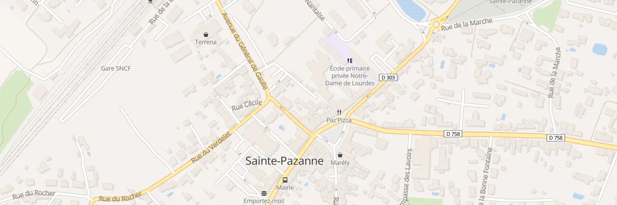 Plan du 10T Pl du 18 Juin à Sainte-Pazanne