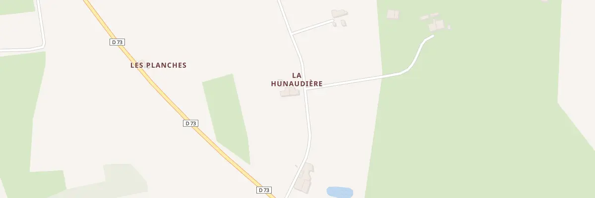 Plan du 5045 La Hunaudière à Meillac