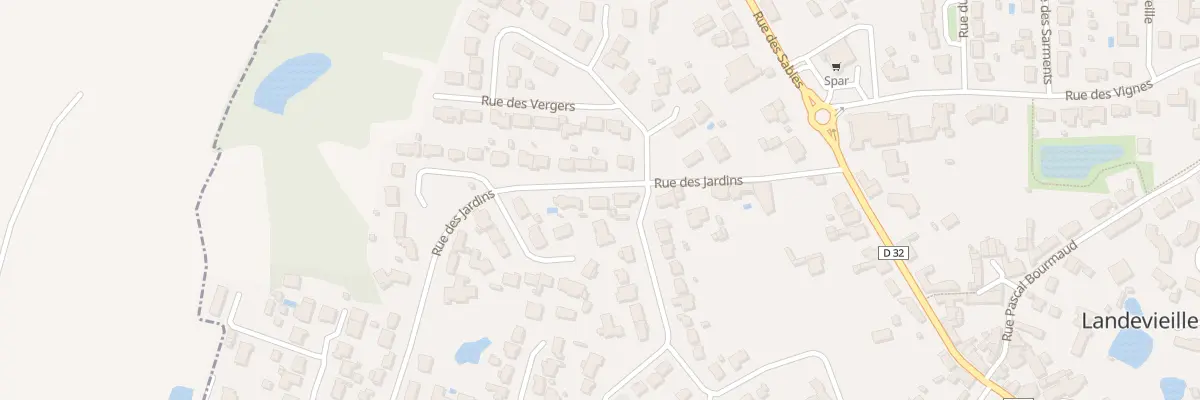 Plan du 11 Rue des jardins à Landevieille