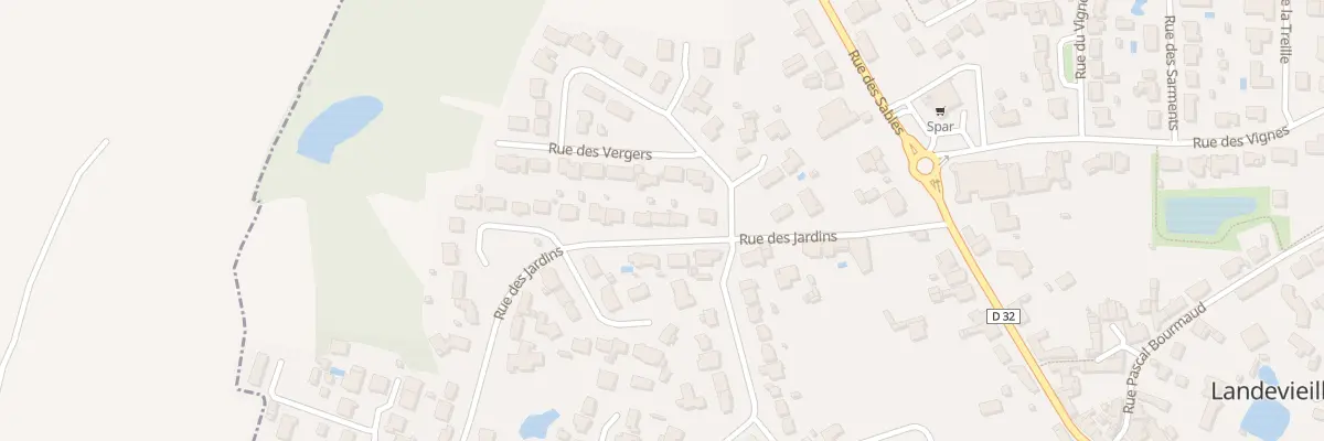 Plan du 14 Rue des jardins à Landevieille