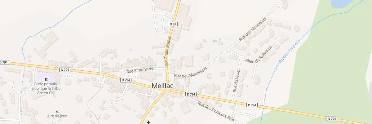 Plan du 5B Rue des Mouliniers à Meillac