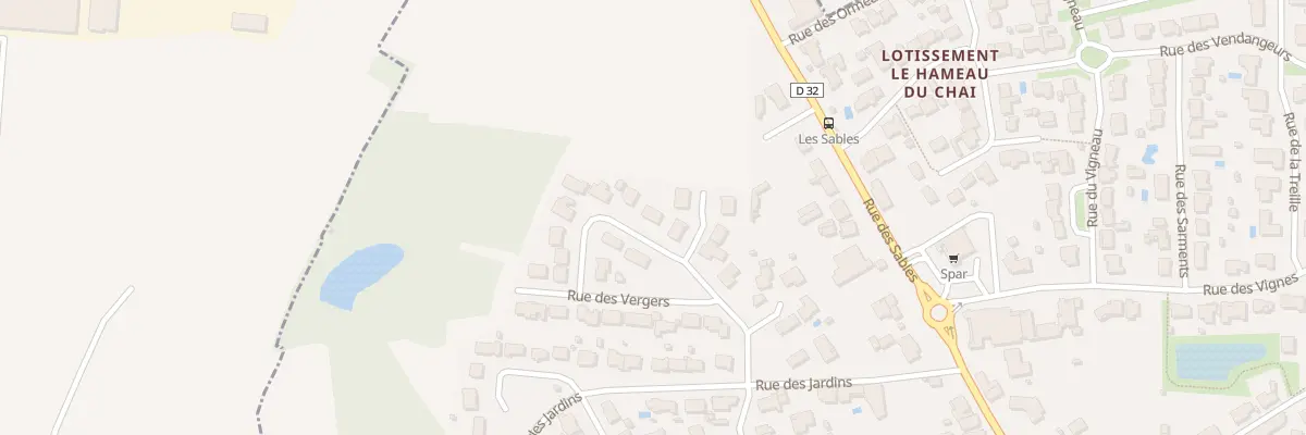 Plan du 7 Rue des amandiers à Landevieille