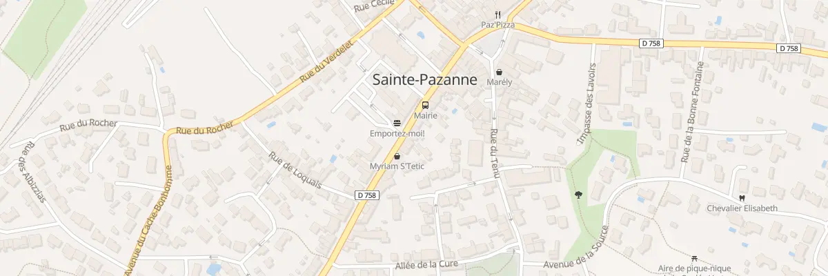 Plan du 29 Rue de l’Hotel de Ville à Sainte-Pazanne