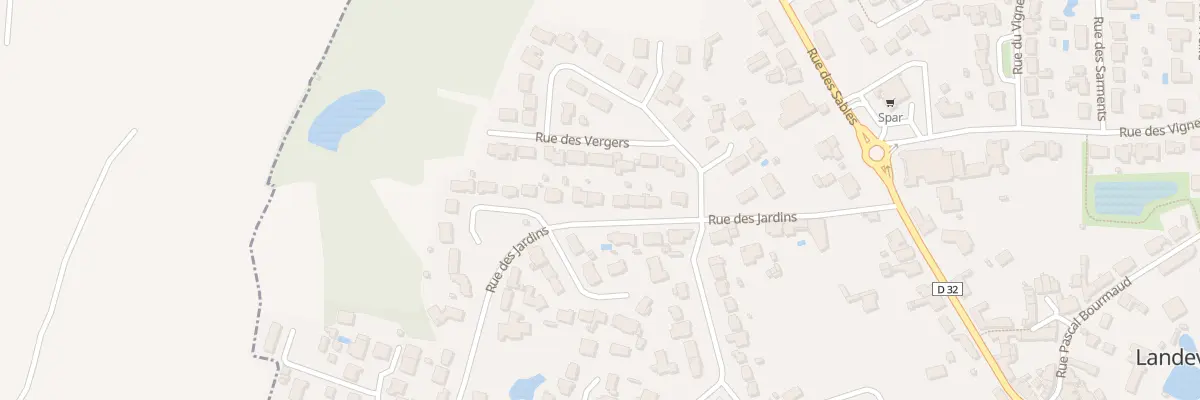 Plan du 18 Rue des jardins à Landevieille