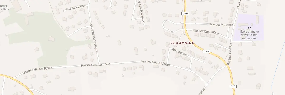 Plan du 15 Rue des Hautes Folies à Guipry-Messac