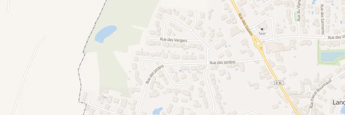Plan du 20 Rue des jardins à Landevieille