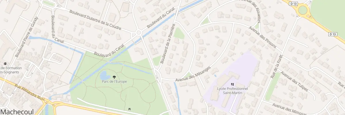 Plan du 6 Bd de la Pierrière à Machecoul-Saint-Même