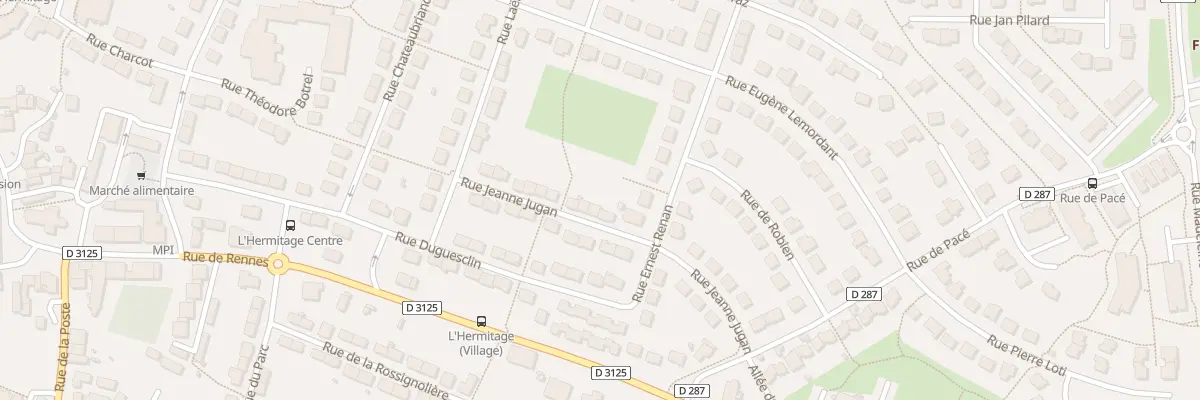 Plan du 17 Rue Jeanne Jugan à L’Hermitage