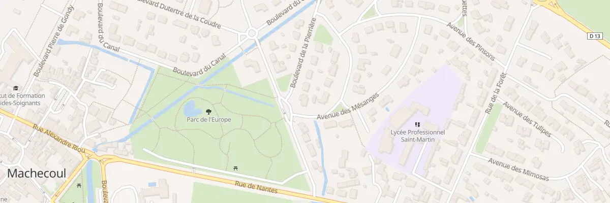 Plan du 2 Bd de la Pierrière à Machecoul-Saint-Même