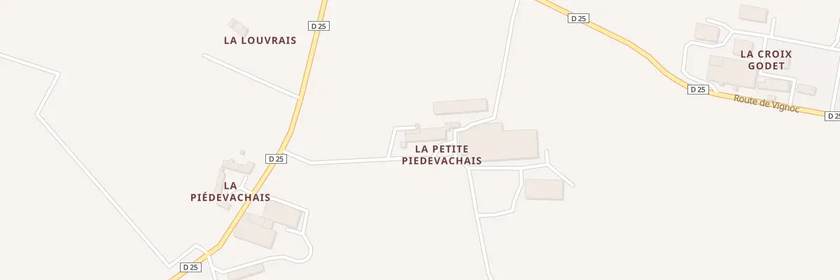 Plan du 5068 La Petite Piedevachais à Langouet