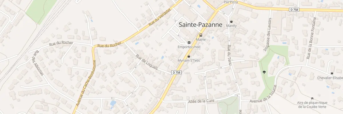 Plan du 20 Rue de l’Hotel de Ville à Sainte-Pazanne