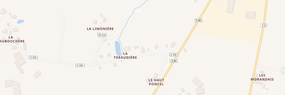Plan du 7 La Théaudière à Saint-Symphorien