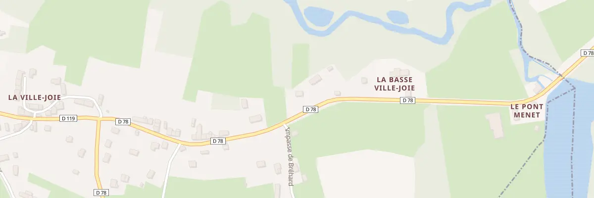 Plan du 73 La Ville Joie au Tronchet