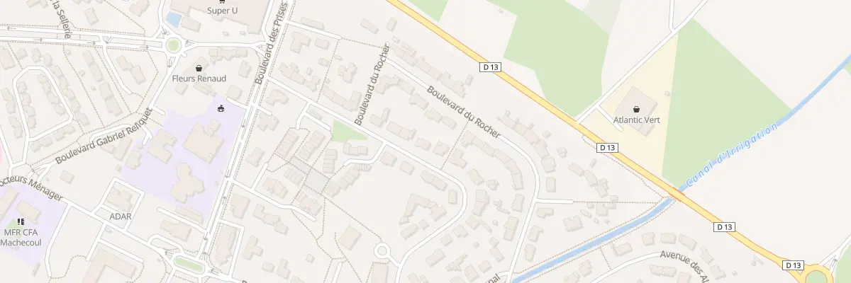 Plan du 14 Bd du Pas Renou à Machecoul-Saint-Même