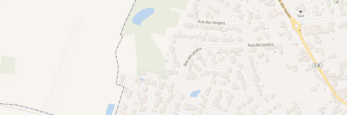 Plan du 7 All des Peupliers à Landevieille