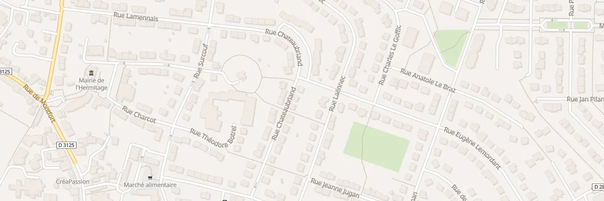 Plan du 21 Rue Chateaubriand à L’Hermitage
