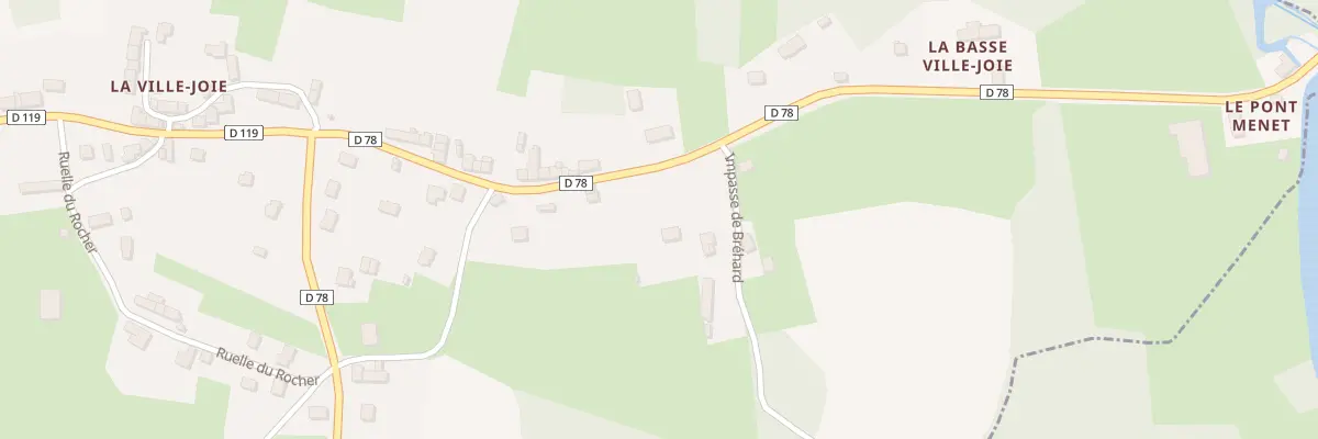 Plan du 5406 La Ville Joie au Tronchet