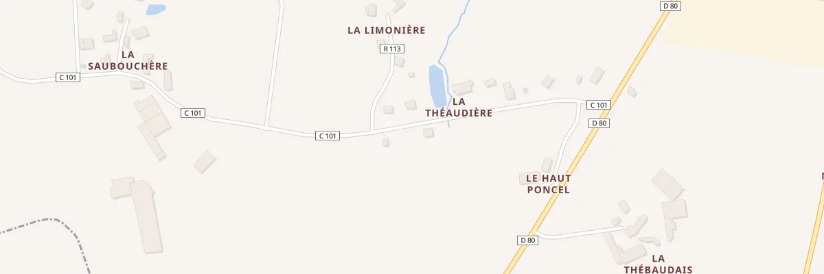 Plan du 7151 Le Haut Poncel à Saint-Symphorien