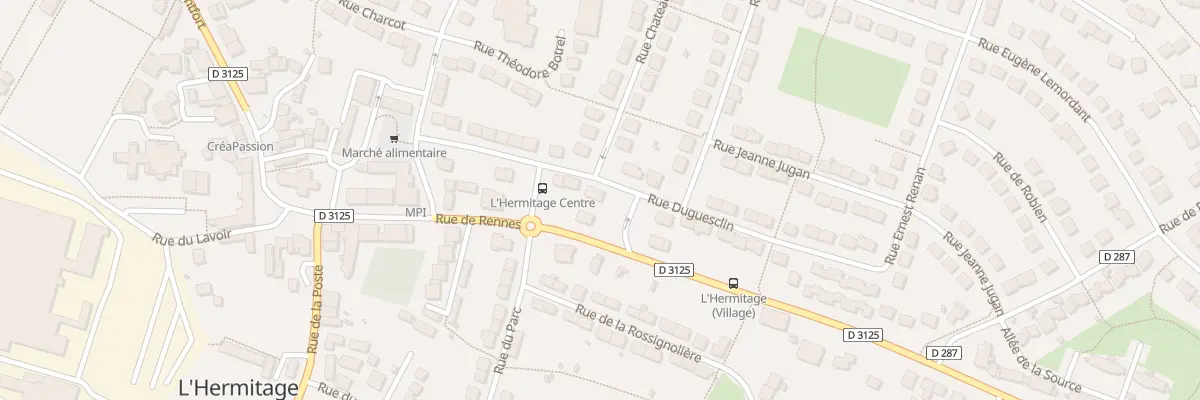 Plan du 6 Rue Duguesclin à L’Hermitage