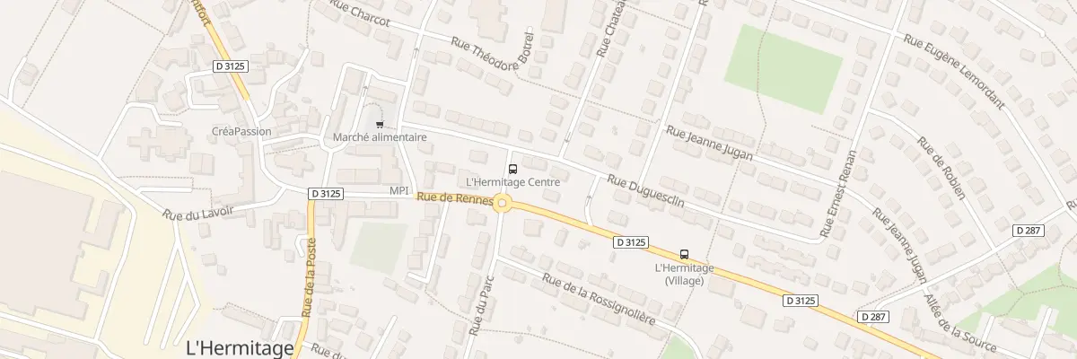 Plan du 4 Rue Duguesclin à L’Hermitage