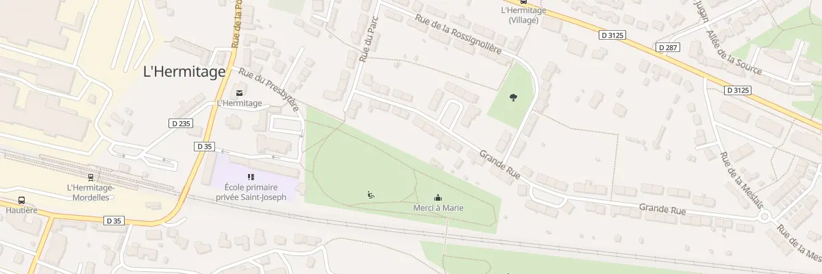 Plan du 10 Rue Grande Rue à L’Hermitage