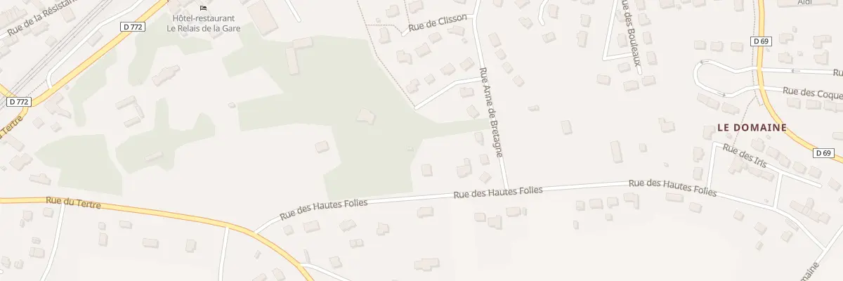 Plan du 21 Rue des Hautes Folies à Guipry-Messac