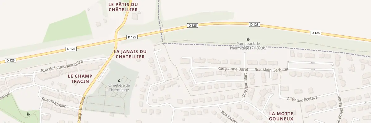 Plan du 21 Rue Jeanne Baret à L’Hermitage