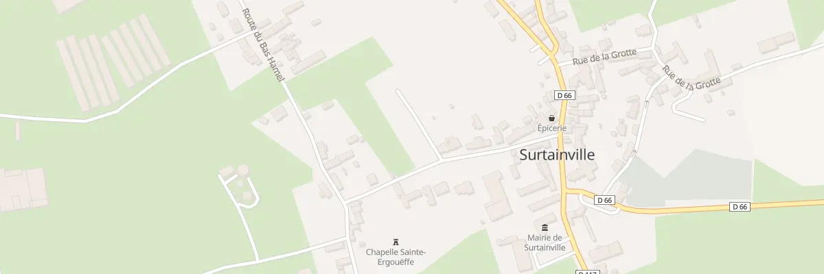 Plan du 22G Rte du Bas Hamel à Surtainville