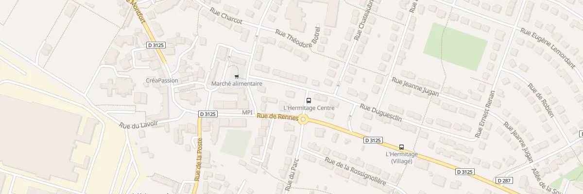 Plan du 2F Rue Duguesclin à L’Hermitage