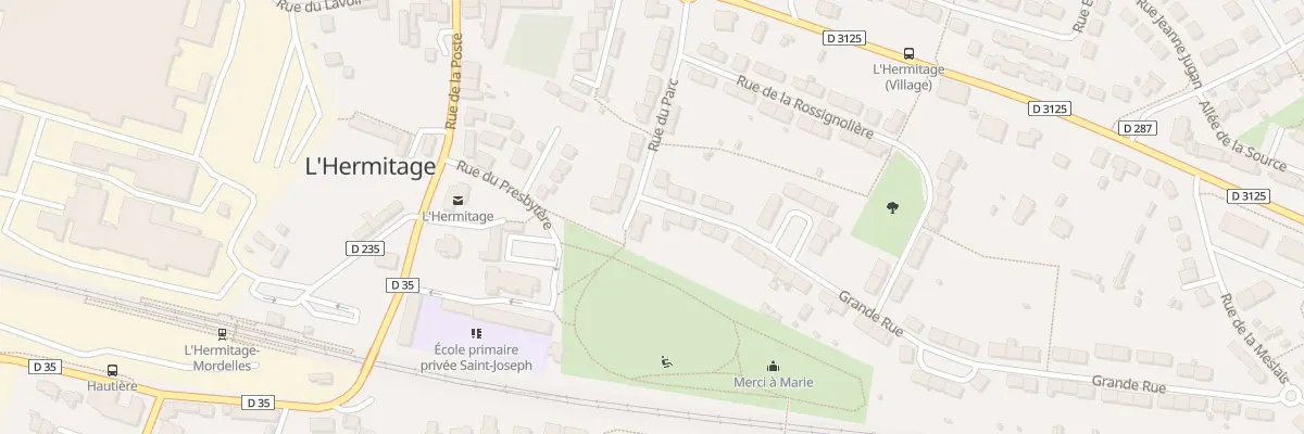 Plan du 9 Rue du Parc à L’Hermitage