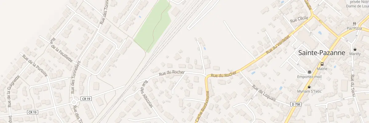 Plan du 8 Rue du Rocher à Sainte-Pazanne