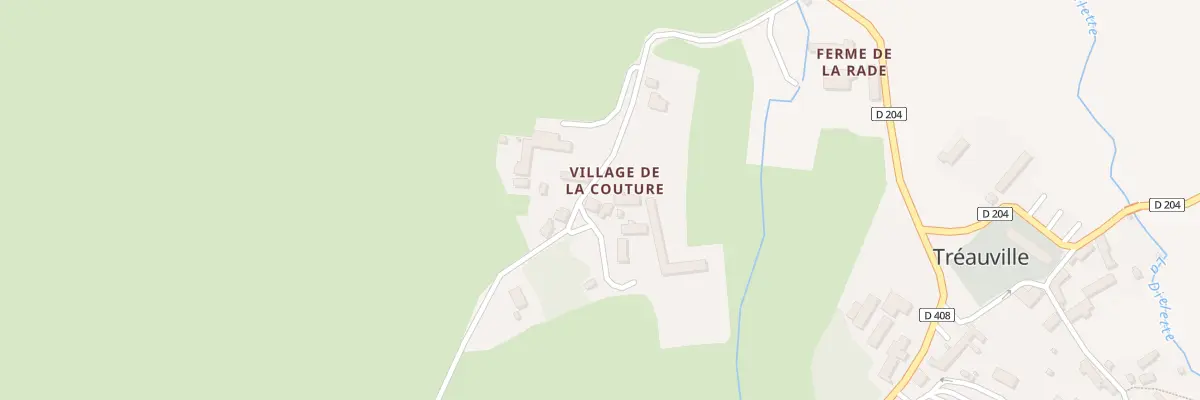 Plan du 3 La Couture à Tréauville