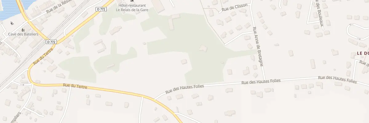 Plan du 25 Rue des Hautes Folies à Guipry-Messac
